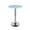 Blue, variant on MoNiBloom Modern Round Bar Table, Height Adjustable Bar Table 27.5"-35.7", Pub Table with Chrome Base for Living Room, Dining Room, Bistro, Black