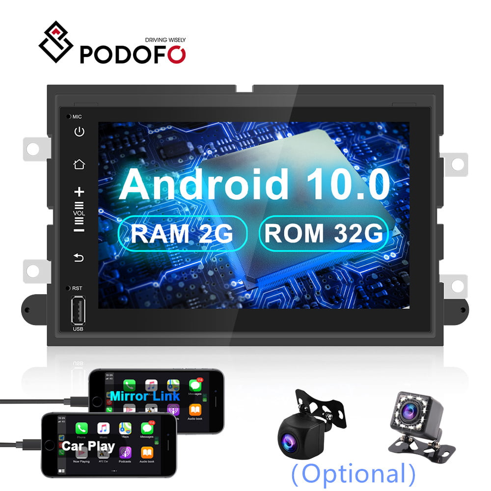 32GB Car Stereo Radio GPS 1Din 10.1"Touch Capacitive Screen Android 8.1 2GB 