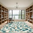 thumbnail image 2 of ODIKA 8'x10' Machine Washable Non-Slip Area Rug, Scandinavian Teal High Traffic Rug, Green, 1067636, 2 of 7