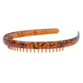 thumbnail image 4 of Diadema de plástico Yinane para mujer banda para el cabello DIY accesorios Café oscuro, 4 of 8