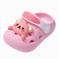 thumbnail image 3 of KPOPLK Kids Clouds Sandals Boys Toddler Sandals Slides Clouds Slippers Summer Shower Beach Pool Slip on Water Shoes Size 11.5,Red, 3 of 7