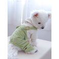thumbnail image 1 of 1pc Pet Clothes For Small And Medium Dogs And Cats, Corduroy Comfortable And Cute Four-Legged Overalls, 1 of 5
