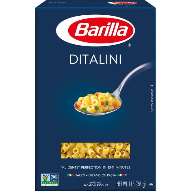 Barilla® Classic Blue Box Soup Pasta Ditalini 16 oz