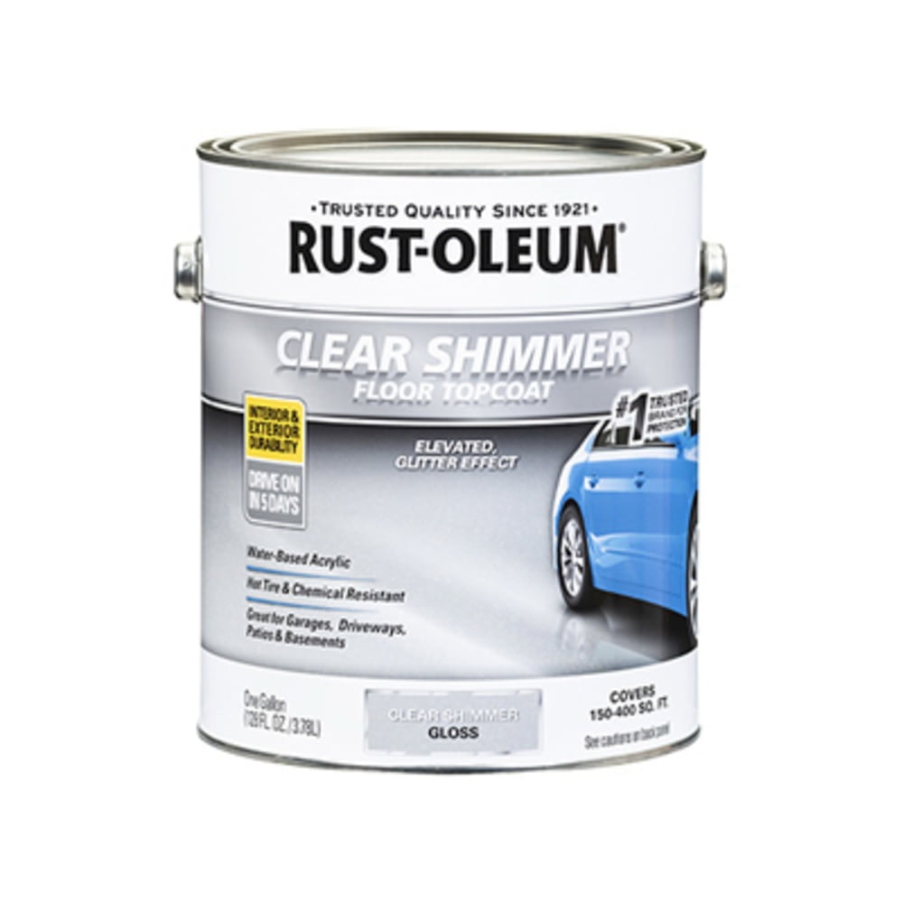 rustoleum clear enamel gallon