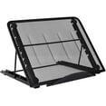 thumbnail image 1 of Soporte para computadora portátil Soporte para computadora portátil multiángulo ventilado Soporte para tableta plegable para Lenovo Dell Black Ormromra MZQ-0733, 1 of 9