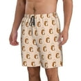 thumbnail image 2 of Naloa Cute Squirrel Men's Beach Shorts, Surfing shorts, Swim trunks, Quick Dry Swim Trunks for Surfing Beach Fun - Large, 2 of 9