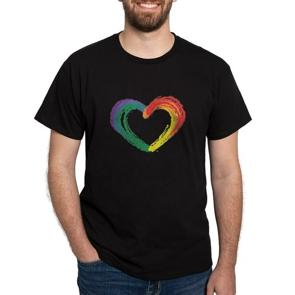 CafePress - Love Wins T Shirt - Men's Classic Graphic Cotton T-Shirt