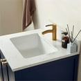 thumbnail image 3 of Shannon 24" Single Sink Bathroom Vanity White Stone Top in Blue No Mirror, 3 of 9