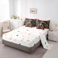 thumbnail image 5 of Homewish Xmas Nutcracker 7 Pieces Bedding Comforter Set for Boys Girls,Xmas Festival Full Bedding Set Lightweight,Merry Christmas Fitted Sheet Flat Sheet,Super Cozy Room Decor,Reversible, 5 of 8