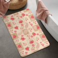 thumbnail image 2 of Pioneer Flower Floral Print Pattern Bathroom Rugs Mat, Non Slip Microfiber Bathroom Rug with Rubber Backing, Soft Mats for Bathroom Floor Tub Shower, 20"x32", 2 of 5