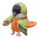 thumbnail image 2 of Marionetas de mano de loro, peluche de loro, juguete de pájaro suave para enseñar Verde y naranja, 2 of 9