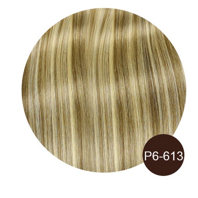 Straight Clip In Pu Hair Extensions Real Human Hair Brazilian Virgin Hairpiece 6pc/set Seamless Full 10-30" Natural Color