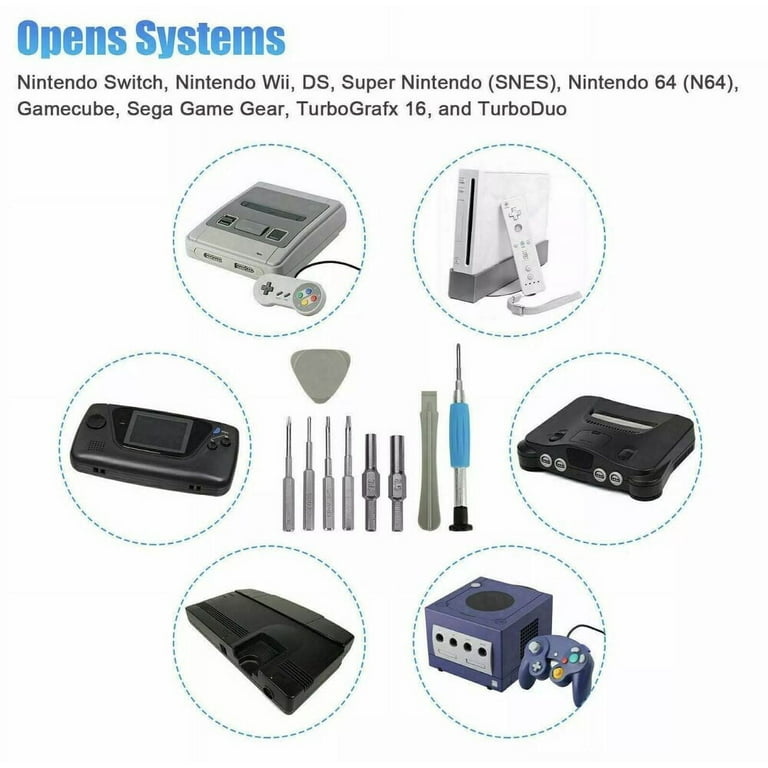 Professional Screwdriver Game Bit Repair Tools Kit for Nintendo