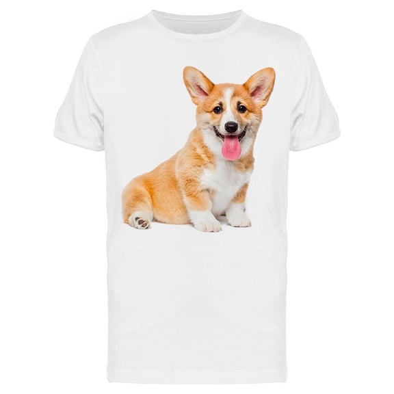 Puppy Sticking Out His Tongue Tee Men's -Image by Shutterstock Men's T-shirt