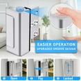 thumbnail image 2 of Lumiadot 2Pack Home Security Door Reinforcement Lock Childproof, Add High Security to Home Prevent Unauthorized Entry, Aluminum Construction Finish, Silver, 2 of 7