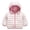 Pink, variant on Girls Zip Up Puffer Jackets Long Sleeve Casual Cute Lightweight Quilted Packable Hooded Winter Warm Coat Black 6