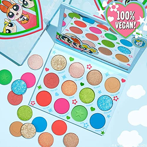 Paleta de sombras de ojos Colourpop Powerpuff Girls, 12 bandejas, tamaño completo