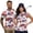 250 USA Floral, variant on Couples Shirts for Him and Her Womens Golf Sleeveless Tops Quick Dry Racerback Matching Golf Shirts for Couples Stretchy Workout Outfits for Tennis Hiking Travel Green Woman 2XL