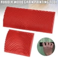 thumbnail image 4 of Juego de 2 pinceles para pintar con textura de madera, para pintar paredes, telas y superficies de lienzo, 4 of 5