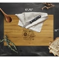 thumbnail image 5 of Koyal Wholesale Valentine's Day Laser Engraved Large Bamboo Cutting Board, And So Together They Built A Life They Loved, 5 of 5