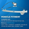 thumbnail image 3 of 748-512 Power Window Regulator with Motor Assembly Rear Left Driver Side Replacement for Honda Pilot 2003 2004 2005 2006 2007 2008 Window Lift Regulator, 3 of 5