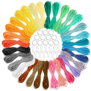 DIY 20 Colors Lanyard String Durable Plastic Lacing Cord for Craft Bracelet  Girl