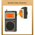 thumbnail image 3 of Portable DSP Receiver, High Sensitivity FM MW SW SSB LSB AIR CB VHF UBD WX 3.7V 1000mAh Battery Full Band Receiver  for Comm Reception, 3 of 7