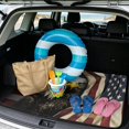 thumbnail image 2 of Yuyamidu American Flag Eagle Universal Cargo Liner 29 x 39 Inches, Stain Resistant Non-Slip Trunk Mat for Cars SUVs Trucks, Machine Washable Vehicle Interior Decoration, 4th of July, 2 of 7