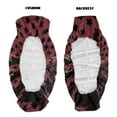 thumbnail image 5 of Garronmavis UTV Seat Covers for Kawasaki Mule Dog-Proof and Easy-Clean Polyester Fabric UTV Bench Seat Cover Set Easy to Install Compatible with Kawasaki Mule 3000 (2001-2008) American Flag Deer, 5 of 7