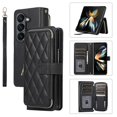thumbnail image 1 of Zipper Wallet Leather Case For Samsung Galaxy Z Fold5, 1 of 5