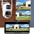 thumbnail image 4 of Cámara De Seguridad Exterior Wifi 8mp Doble Lente Y Pantalla, 4 of 8