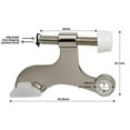 thumbnail image 2 of 5 Pack Rok Hardware Heavy Duty Hinge Pin Door Stop, Brushed Nickel ROKDSP1BN, 2 of 5
