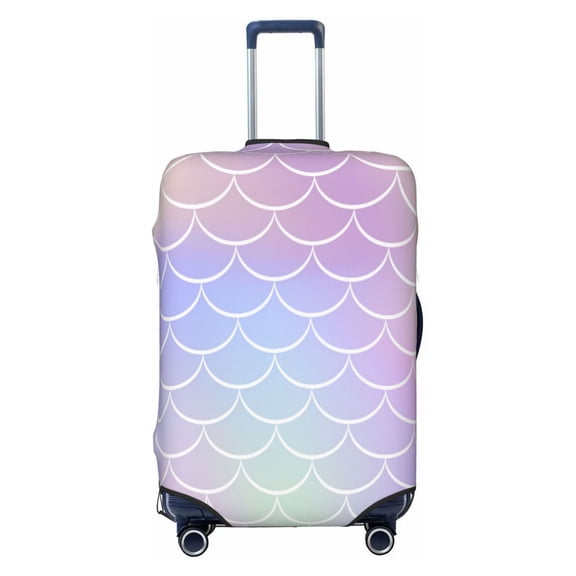 Xecao Fish Scale1 print Elastic Luggage Cover, with double-sided print , is perfect for travel, business, and daily use