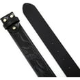 thumbnail image 6 of STARBRILLIANT Classic Western Bull Head Design Leather Snap On Belt Mens Womens-NO BUCKLE, 6 of 6
