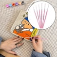 thumbnail image 4 of de Pinceles de a de Acuarela para Artistas Profesionales, 6 Piezas de Pinceles de a de Punta forma forma cabellero de para Acrí , púrpura SM SunniMix pinceles de acuarela, 4 of 8