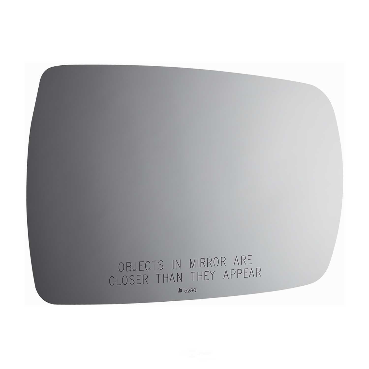 Burco Side View Mirror Replacement Glass - Clear Glass - 5280