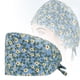 thumbnail image 4 of Gorro Bouffant con botones, estampado, cubierta para la cabeza, gorro esmerilado para SPA, banda para el sudor, turbante elástico, sombreros para estilo B Macarena Sombreros abultados, 4 of 8