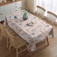 thumbnail image 2 of Rainbow Princess Castle Pattern Rectangle Tablecloth 60"x84",Waterproof Polyester Rectangle Table Cloth, Wipeable Spillproof Polyester Tablecloth for Dining, Camping, Indoor and Outdoor, 2 of 5