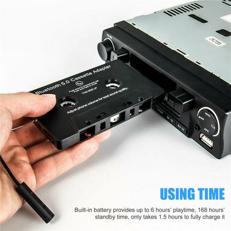 Zyutaosan Universal Bluetooth 5.0 Converter Car Tape Mp3 Stereo Audio Cassette Adapter Smartphone Handsfree Adapter
