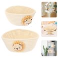 thumbnail image 2 of Shisuyan Cotton Rope Woven Storage Baskets Organization Friends Table Decoration 2Pcs, 2 of 9