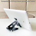 thumbnail image 2 of Support de Cellulaire Pliable, Support de Téléphone Mobile Mains Libres pour Bureau avec Angle de Vue Réglable, Support de Cellulaire Bien Fait, 2 of 5