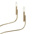 thumbnail image 4 of 52673CPZ Kichler Lighting Livadia - 6 Light Chandelier-33 Inches Tall and 36.25 Inches Wide-Champagne Bronze Finish, 4 of 7