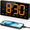 Amber, variant on Mpow Alarm Clock for Heavy Sleepers, Digital Alarm Clock for Bedroom, Adjustable Brightness, Customizable Alarms, Automatically Dim at Night, Progressive Volume,DST, Alarm Clock for Kids Adults Red
