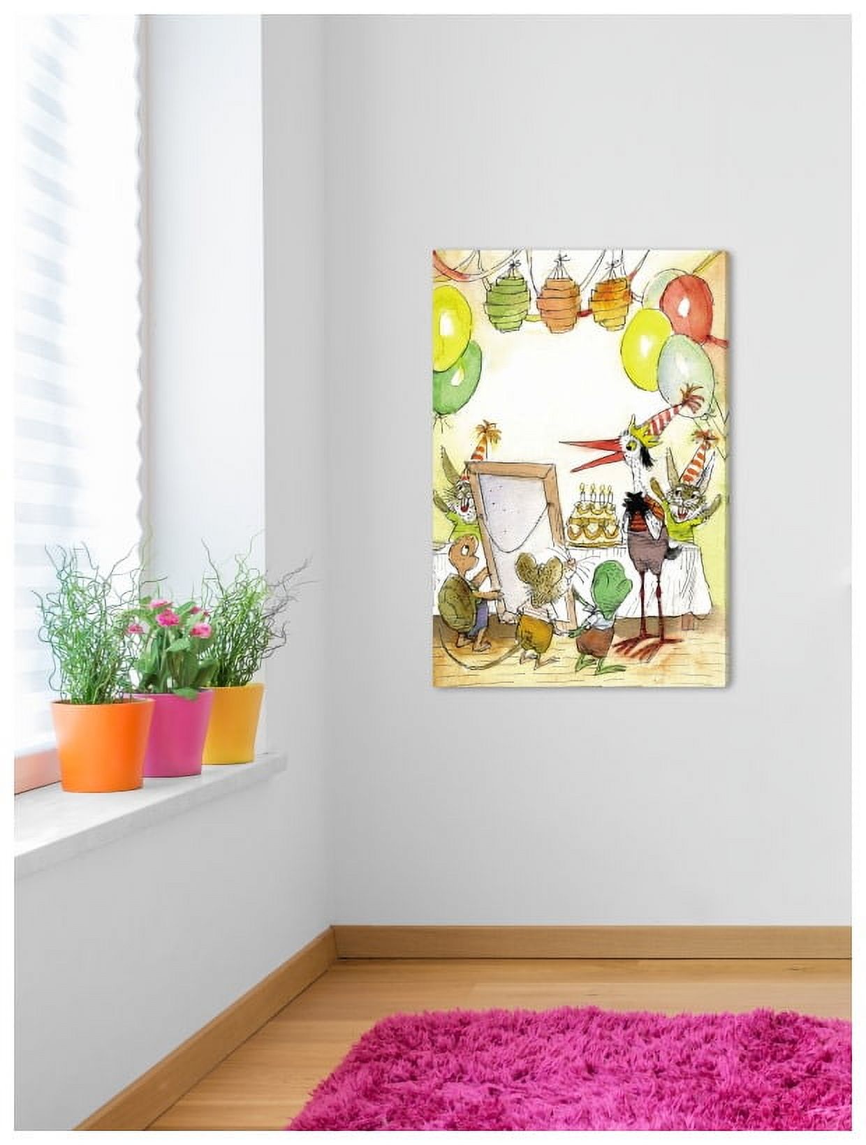 Marmont Hill "Birthday Party" by Curtis Painting Print on Canvas