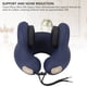 thumbnail image 4 of Almohada De Cuello Para Dormir De Viaje, Almohada De Cuello De Viaje Multifuncional Con Soporte De 360 ​​grados PU Y Poliéster Para Tren, 4 of 7