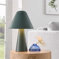 thumbnail image 2 of Modway Jovial Metal Mushroom Table Lamp in Green, 2 of 9