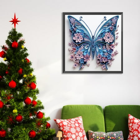 Clairlio DIY Partial Special Shape Drill Diamond Painting Butterfly ...