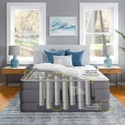 Beautyrest 20-Inch Queen Cushion Aire Quilted Pillow Top Air Mattress with Built-in Pump