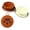 Brown&Cream Yellow, variant on 1 Pack Collapsible Silicone Double Pet Bowl, 2-in-1 Portable Food & Water Separate Feeding Bowl, Foldable Travel Bowl for Dogs & Cats