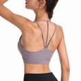 thumbnail image 3 of SCSAlgin Adjustable Strappy Sports Bras for Women Cute Crisscross Bra Wirefree Padded Top for Workout Yoga Daily, 3 of 5